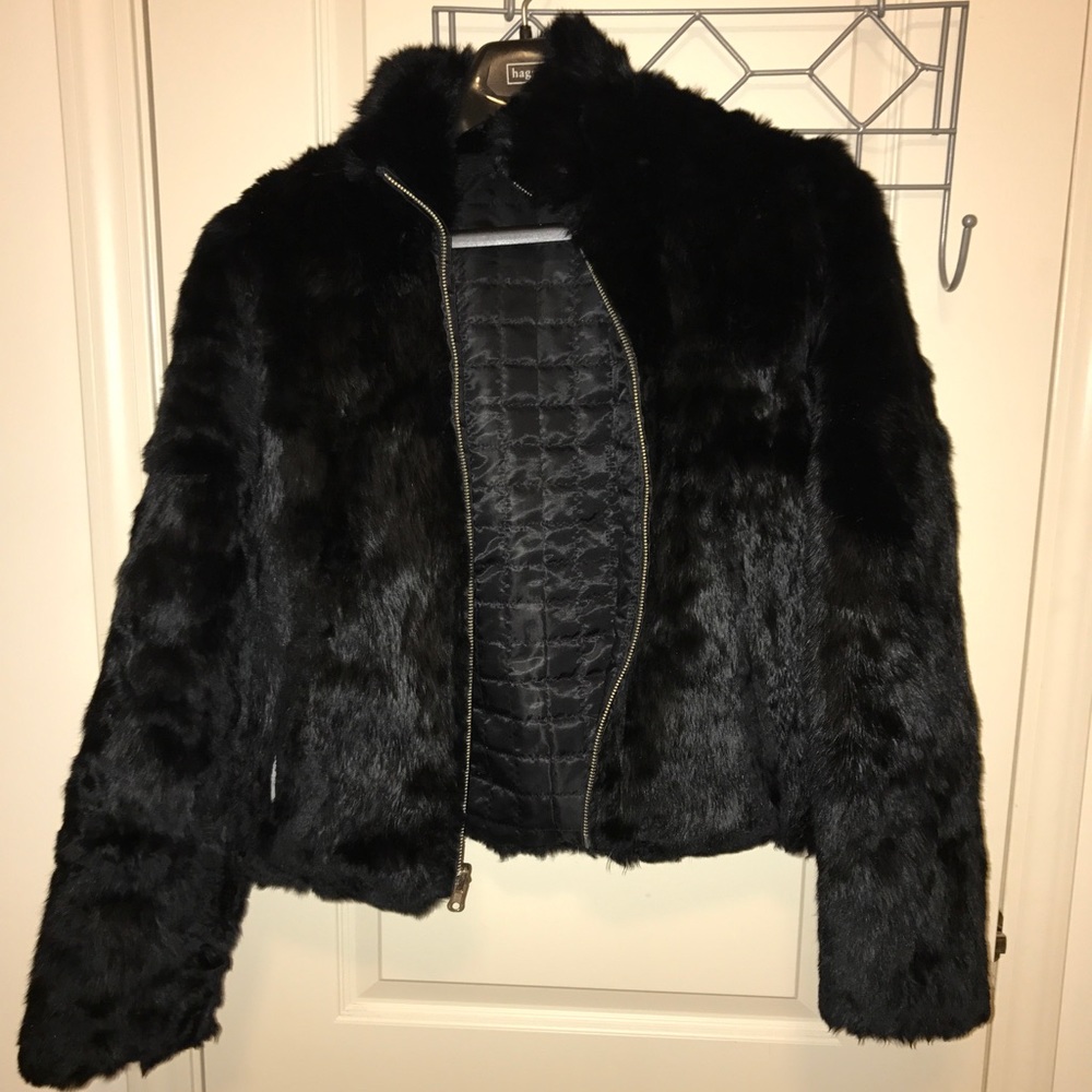 Faux fur coat